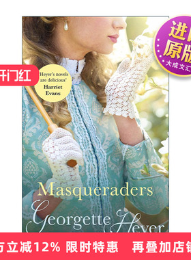 英文原版 Masqueraders 假面危机 乔吉特·海尔摄政浪漫喜剧小说 古典言情 英文版 进口英语原版书籍