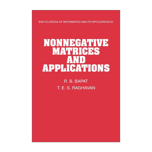 英文原版 Nonnegative Matrices and Applications 非负矩阵及其应用 剑桥数学百科及应用系列 英文版 进口英语原版书籍