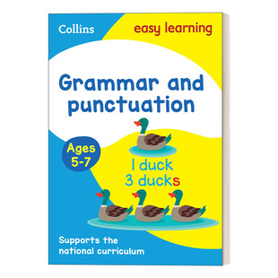 英文原版 Grammar and Punctuation Ages 5-7 Collins Easy Learning KS1 柯林斯语法和标点 英文版 进口英语原版书籍