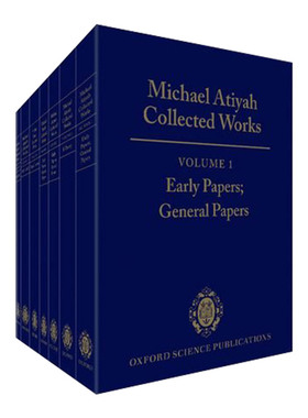 英文原版 Michael Atiyah Collected Works 迈克尔·阿蒂亚著作集-7卷套装合集 英文版 进口英语原版书籍