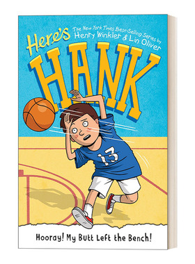 英文原版 Hooray My Butt Left the Bench Here's Hank 10这是汉克系列10 6-8岁儿童成长主题章节桥梁故事书阅读障碍Scott Garrett