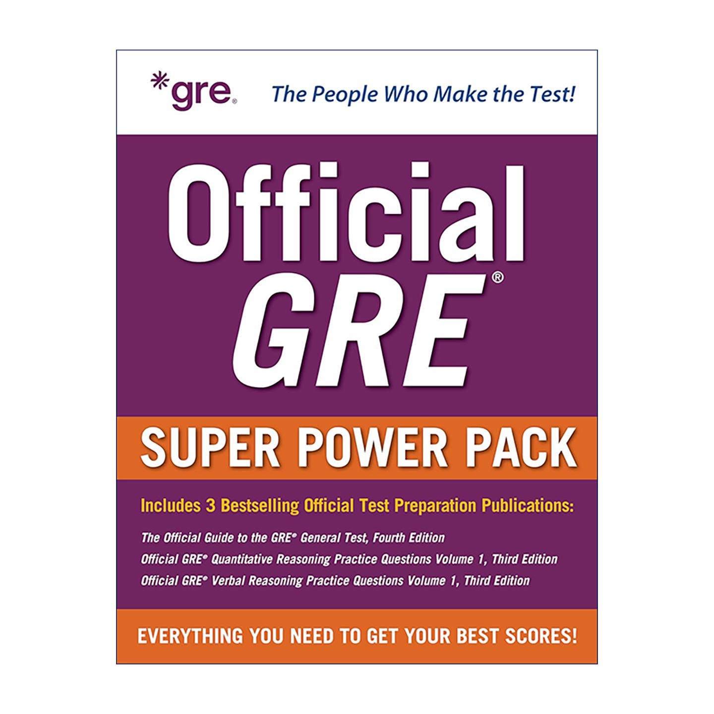 英文原版 Official GRE Super Power Pack 美国研究生入学考试考试指南3本套装 第3版 英文版 进口英语原版书籍