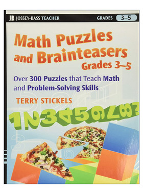 英文原版 Math Puzzles and Brainteasers 数学智力题 300多道数学难题与解题技巧 英文版 进口英语原版书籍