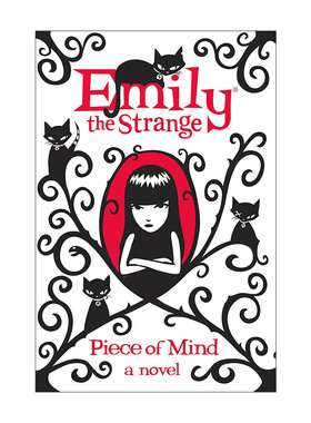 英文原版 Emily the Strange Piece of Mind 怪异的艾米莉 想法多多 美国经典漫画人物小说 儿童章节书 精装 进口英语原版书籍