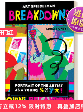 英文原版 Breakdowns Pantheon Graphic Library 崩溃 漫画 2022美国国家图书基金会终身成就奖 Art Spiegelman 英文版 进口书籍
