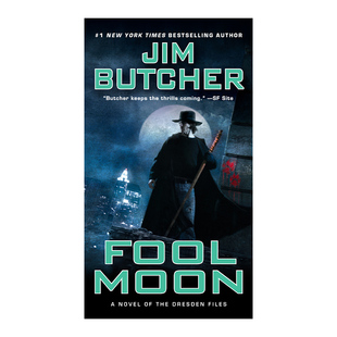 Jim The Files 英文原版 Moon 奇幻推理小说 Butcher 灵异档案 Dresden 愚人之月 巫师神探系列02 进口英语书 英文版 Fool 小说