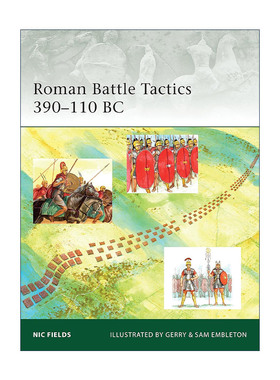 英文原版 Roman Battle Tactics 390–110 BC 罗马军队作战战术 公元前390-110年 军事精锐系列 英文版 进口英语原版书籍