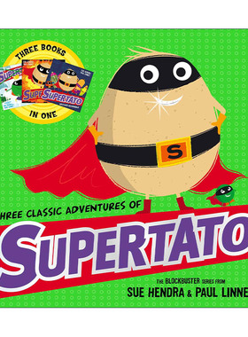 英文原版 Three Classic Adventures of Supertato 土豆超人的三个经典冒险合集 Sue Hendra 英文版 进口英语原版书籍