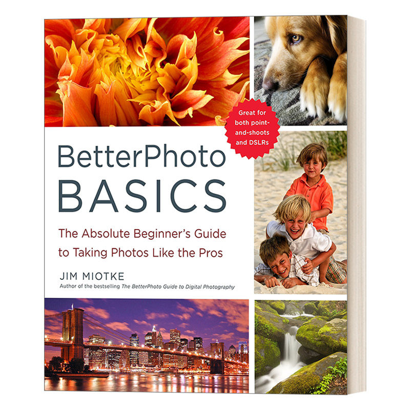 英文原版 BetterPhoto Basics 摄影入门指南 像专业人士一样拍照的绝对初学者指南 Jim Miotke 英文版 进口英语原版书籍