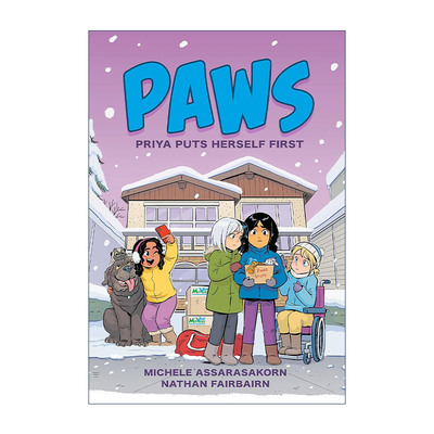 英文原版 PAWS Priya Puts Herself First 爪子系列 普丽娅把自己放在第一位 儿童漫画 英文版 进口英语原版书籍