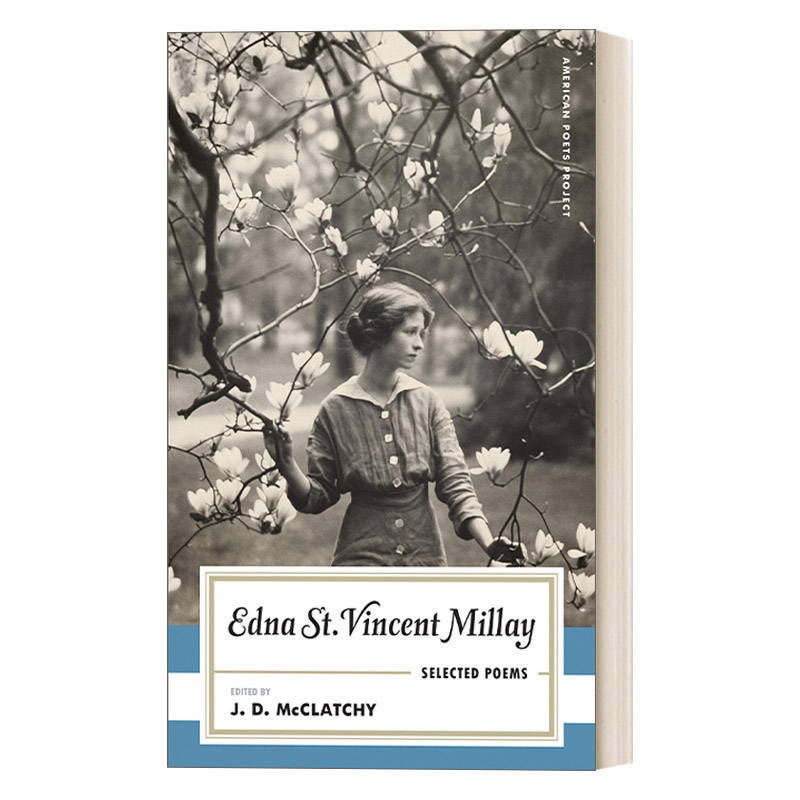 英文原版 Edna St. Vincent Millay Selected Poems 埃德娜·圣·文森特·米莱诗选 美国女诗人 精装美国文库 英文版 进口英语书籍