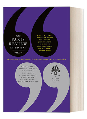 英文原版 The Paris Review Interviews  IV  巴黎评论作家访谈4 英文版 进口英语原版书籍