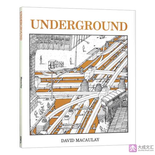 英文原版 Underground 地下世界 凯迪克奖作者大卫麦考利 古建筑图册 STEM 科普绘本图画故事书 David Macaulay 英文版儿童图书