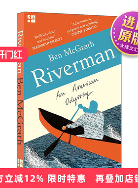 英文原版 Riverman 河上旅人 美国奥德赛 纽约客撰稿人Ben McGrath 英文版 进口英语原版书籍