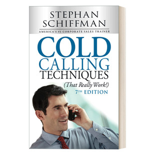 Techniques 进口书 英文版 技巧 Cold Calling 话销售实操书 Really That 工具书 英文原版 Work 商务英语外贸销售经典 第一个电话