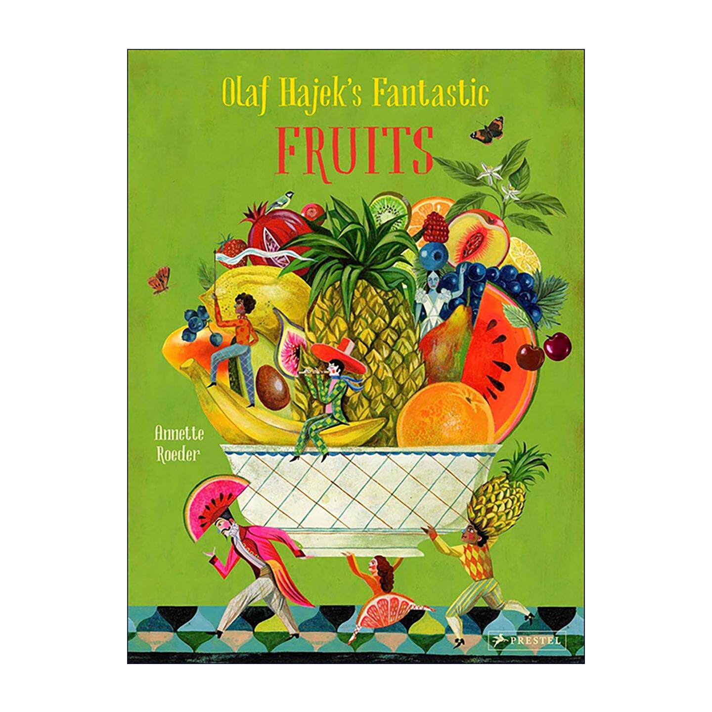 英文原版 Olaf Hajek's Fantastic Fruits 奥拉夫·哈耶克的神奇水果 艺术与科普的水果大书精装 全彩插图 进口英语原版书籍