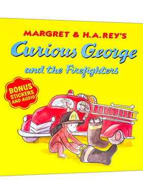 英文原版 Curious George and the Firefighters 好奇猴乔治和消防员们 启蒙早教亲子 英文版 进口英语原版书籍