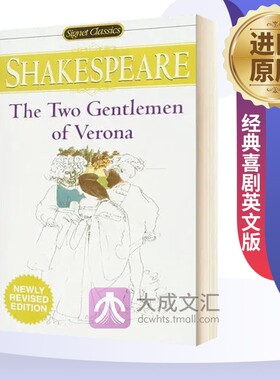 The Two Gentlemen of Verona 英文原版 维洛那二绅士 莎士比亚戏剧集 Shakespeare 经典喜剧 英文版