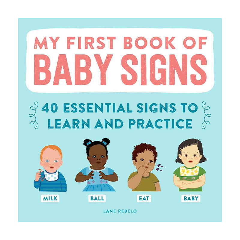 英文原版 My First Book of Baby Signs 我的第一本婴语书 英文版 进口英语原版书籍