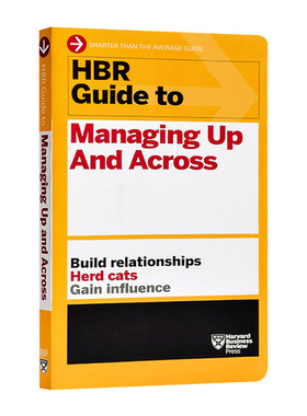 英文原版 哈佛商业评论指南系列 管理与控制 HBR Guide to Managing Up and Across 全英文版经济管理书