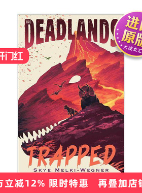 英文原版 The Deadlands Trapped 死亡之地2 被困 动物恐龙小说 英文版 进口英语原版书籍