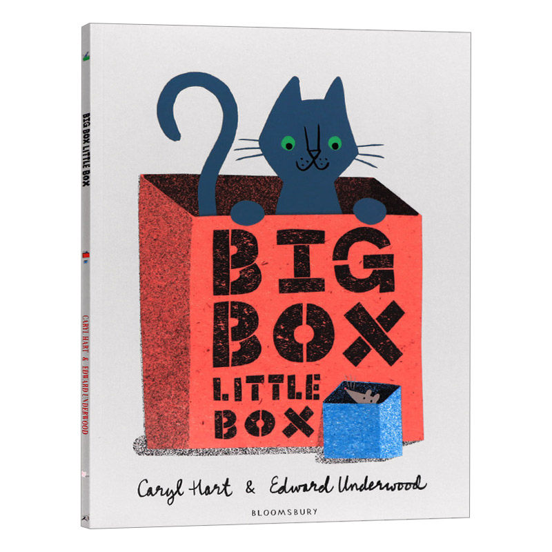 英文原版 big box little box 大箱子与小箱子 儿童绘本 诙谐幽默图画
