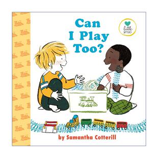 Too 我也可以玩吗 Can Play 英文版 书籍 英文原版 Cotterill Little 情绪友谊绘本 儿童精装 Senses 进口英语原版 Samantha