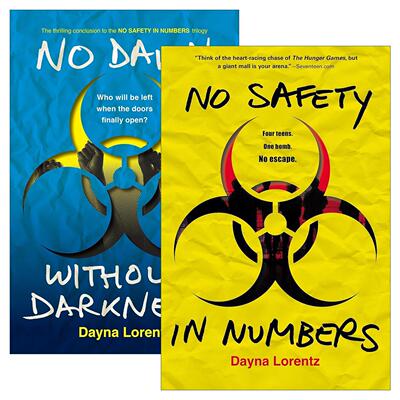 英文原版 No Safety In Numbers 没有安全的数字系列2册 青少年科幻小说 Dayna Lorentz 英文版 进口英语原版书籍