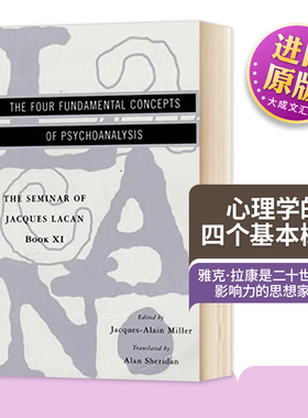雅克·拉康研讨班 英语原版 The Seminar of Jacques Lacan 精神分析的四个基本概念 英文版 进口英语书籍