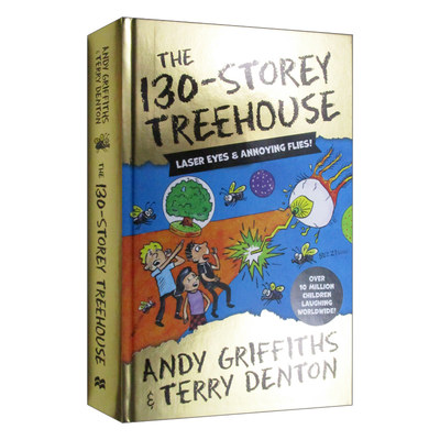 英文原版 The 130-Storey Treehouse 小屁孩树屋历险记 130层树屋故事 精装 英文版 进口英语原版书籍