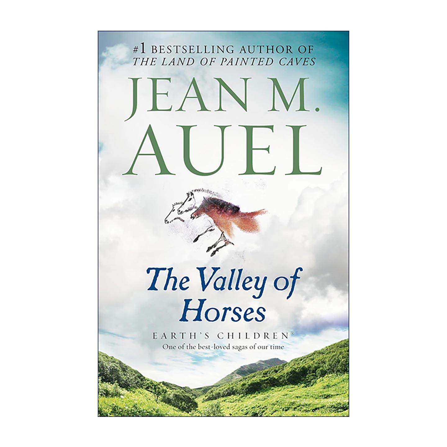 英文原版 The Valley of Horses Earth's Children 02 石器时代 爱拉传奇 洪荒孤女2 野马河谷 英文版 进口英语原版书籍