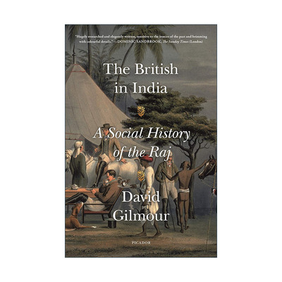 英文原版 The British in India 英国人在印度 三百年社会史 戴维·吉尔摩 英文版 进口英语原版书籍