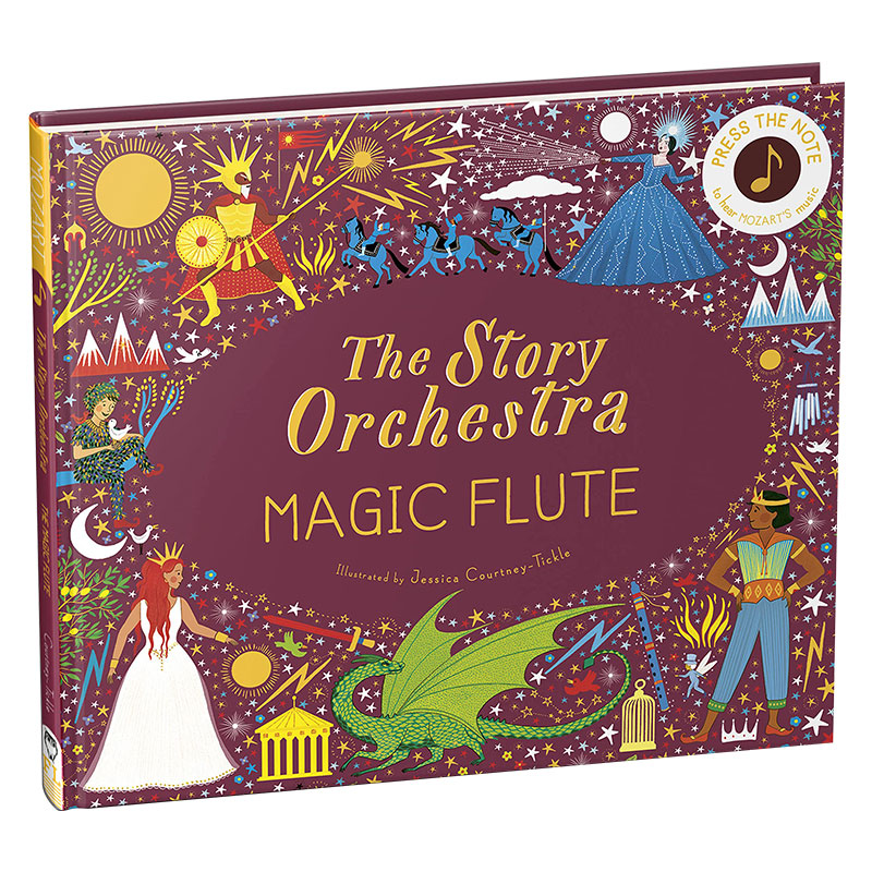 精装 英文原版 The Story Orchestra The Magic Flute 莫扎特 魔笛 交响乐团发声书 儿童音乐启蒙绘本 进口英语书籍