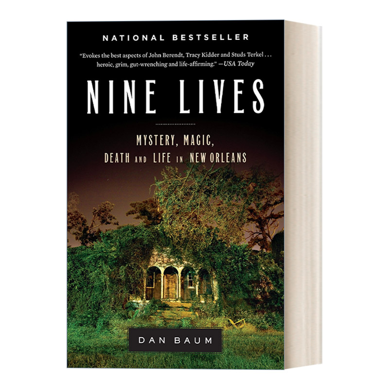 英文原版 Nine Lives 九条命 新奥尔良的神秘、魔法、死亡与生命 美国自然灾害历史 Dan Baum 英文版 进口英语原版书籍