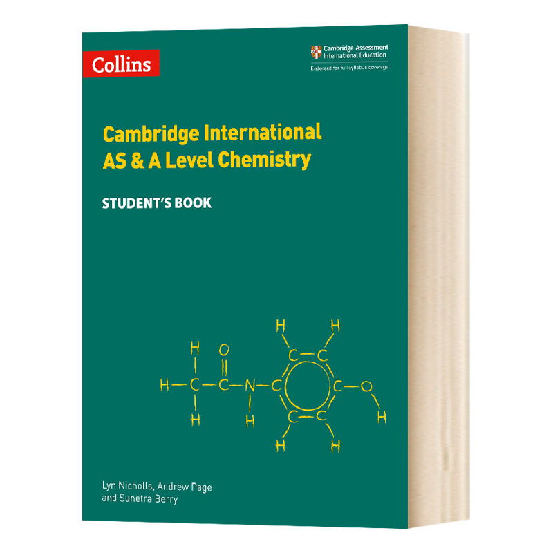 英文原版 Cambridge AS& A Level Chemistry Student's Book柯林斯剑桥AS& A Level化学学生用书英文版进口英语原版书籍