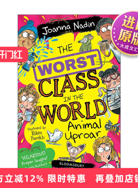 英文原版 The Worst Class in the World Animal Uproar 世界上糟糕的班级6 英文版 进口英语原版书籍