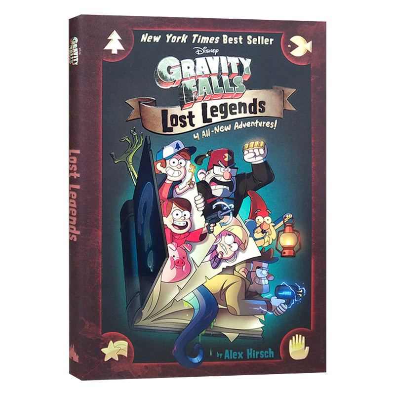 new adventures alex hirsch 英文原版 怪诞小镇失落的传说4个新故事