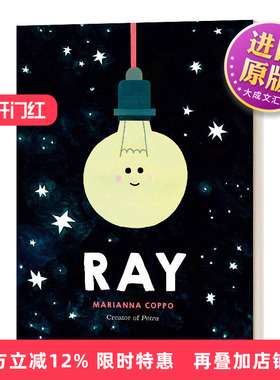 英文原版 Ray 小灯泡 精装绘本 Marianna Coppo插画 英文版 进口英语原版书籍儿童图书