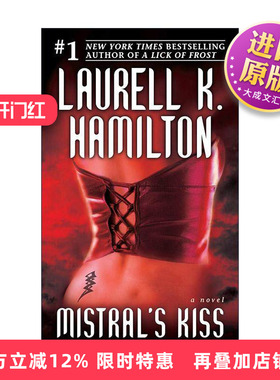 英文原版 Mistral's Kiss Merry Gentry 05 梅里·金特里系列5 米斯特拉尔之吻 奇幻小说 Laurell K. Hamilton 进口英语原版书籍