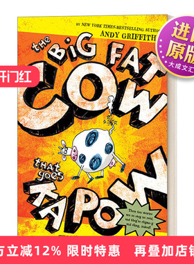 英文原版 The Big Fat Cow That Goes Kapow 十个搞笑的押韵短篇故事 Andy Griffiths 树屋作者 英文版 进口英语原版书籍