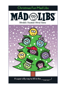 英文原版 Christmas Fun Mad Libs 圣诞乐趣 疯狂填词游戏 英文版 进口英语原版书籍