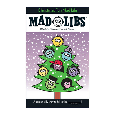 英文原版 Christmas Fun Mad Libs 圣诞乐趣 疯狂填词游戏 英文版 进口英语原版书籍