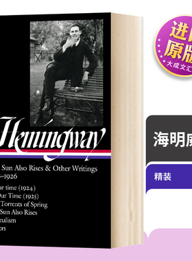 海明威 1918-1926 英文原版 Hemingway 1918-1926 全英文版 Ernest Hemingway 进口原版英语书籍