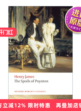 英文原版 The Spoils of Poynton 波音顿的珍藏品 亨利·詹姆斯 牛津世界经典系列 英文版 进口英语原版书籍