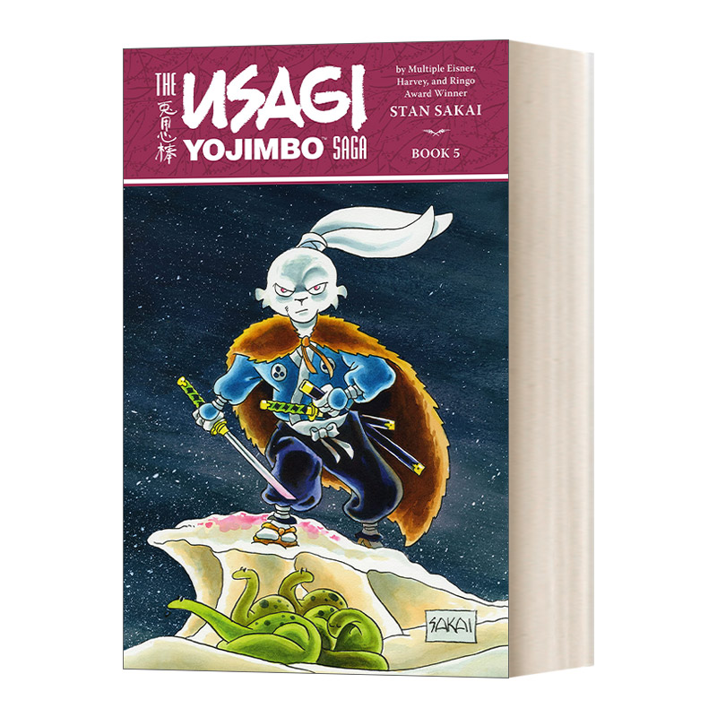 英文原版 Usagi Yojimbo Saga Volume 5 Second Edition 兔子武士第5卷 第二版 Stan Sakai 英文版 进口英语原版书籍