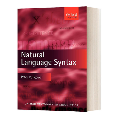 英文原版 Natural Language Syntax 自然语言句法 英文版 进口英语原版书籍
