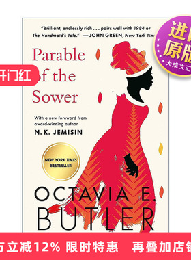 英文原版 Parable of the Sower 地球之种1 播种者寓言 奥克塔维·娅巴特勒 英文版 进口英语原版书籍