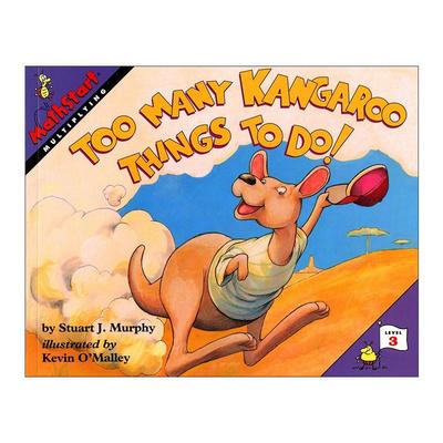 英文原版 Mathstart Level 3 Too Many Kangaroo Things to Do! 数学启蒙系列分级3 绘本 英文版 进口英语原版书籍