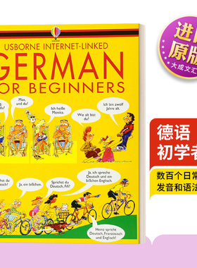 英文原版 German for Beginners 德语初学者 英文版 Angela Wilkes 进口英语原版书籍