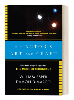 英文原版 The Actor's Art and Craft 表演力 迈斯纳方法帮你练好基本功 表演艺术 电影 William Esper 英文版 进口英语原版书籍